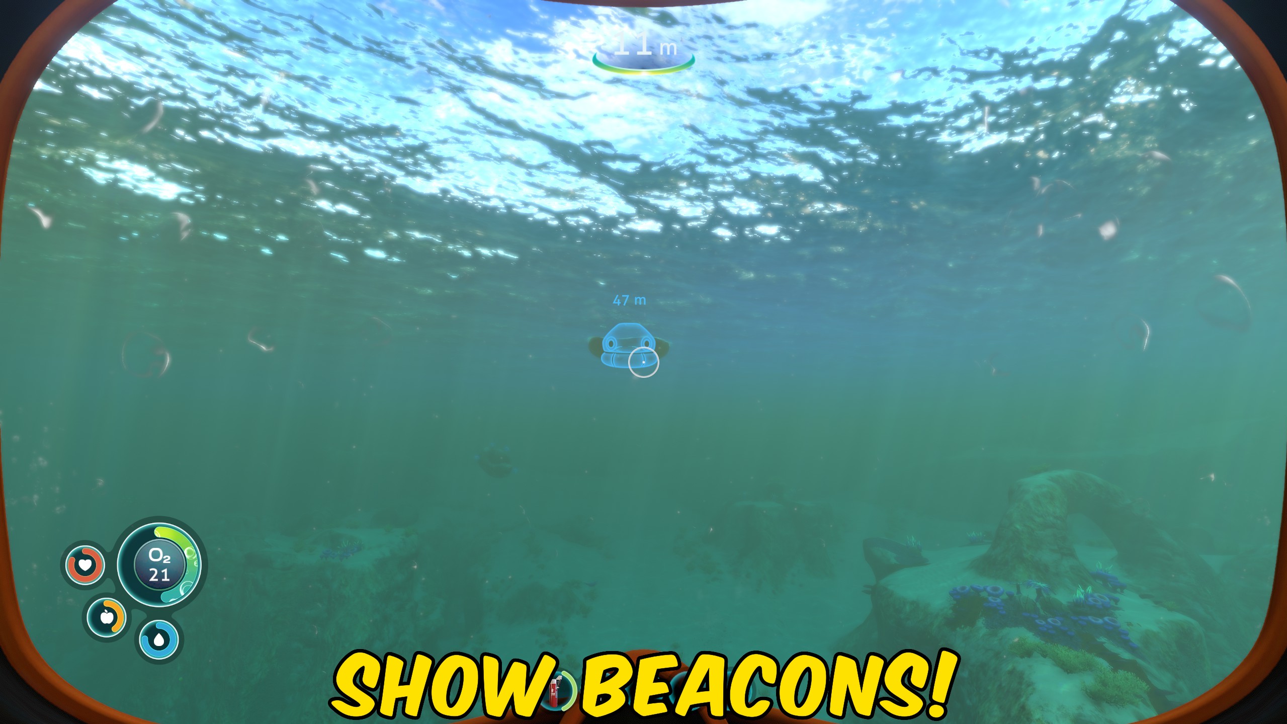 Reveal All Beacons and Signals